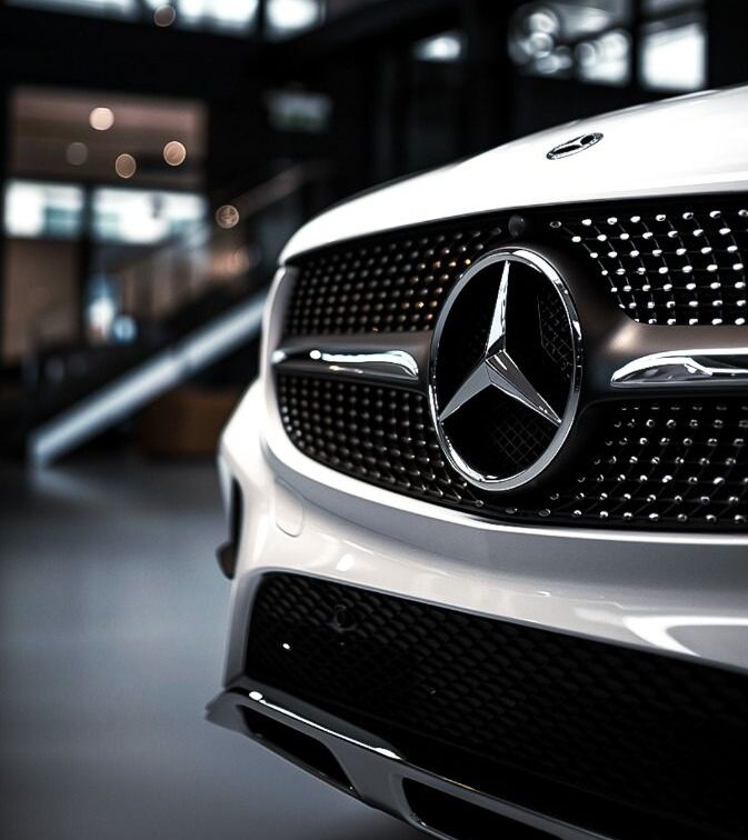 Iconic Mercedes Badge